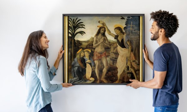 Andreea and Vinci Leonardo da Verrocchio