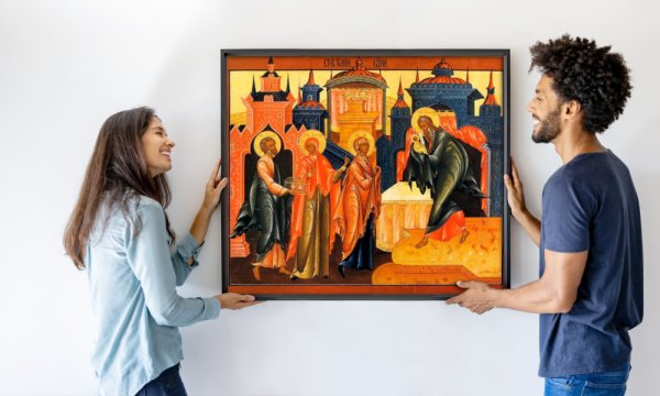Russian icon.