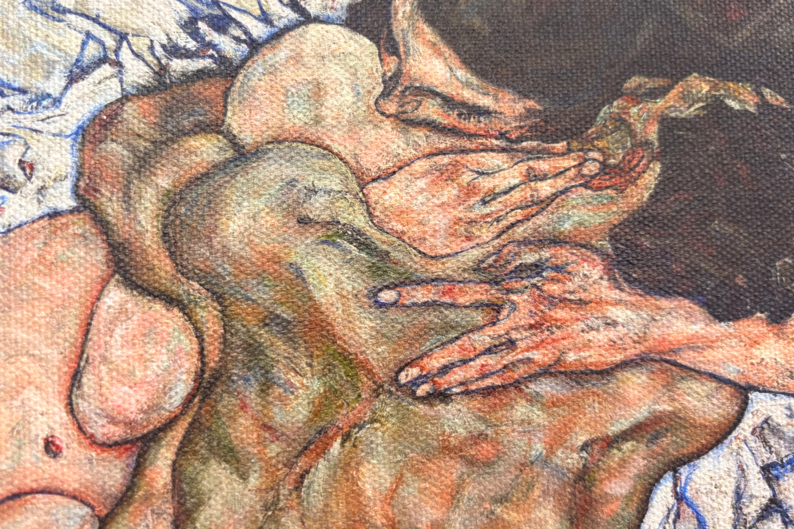 Omfavnelsen, 1917 - Egon Schiele