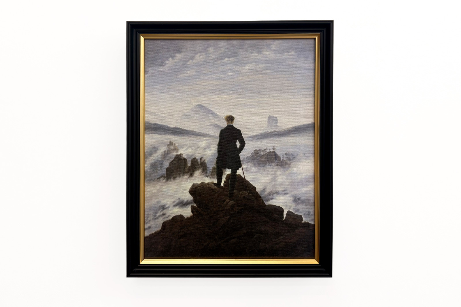 Vandreren over tåkehavet - Caspar David Friedrich
