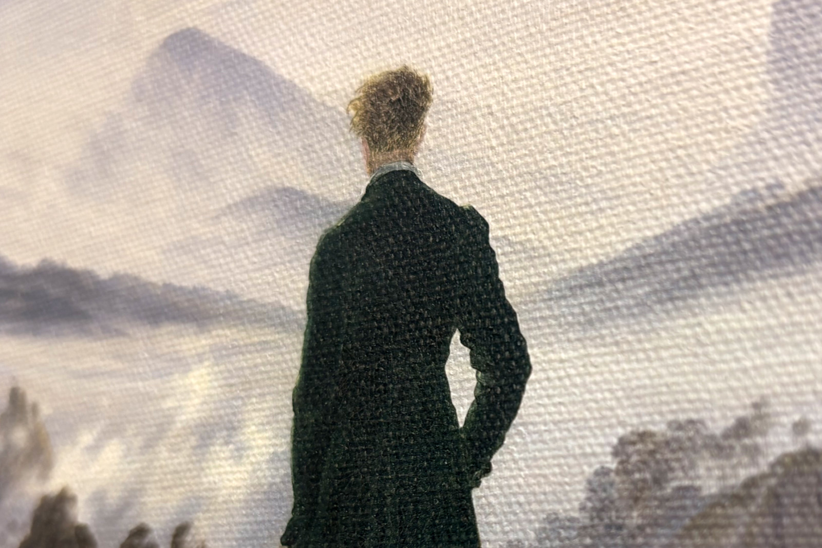 Vandreren over tåkehavet - Caspar David Friedrich