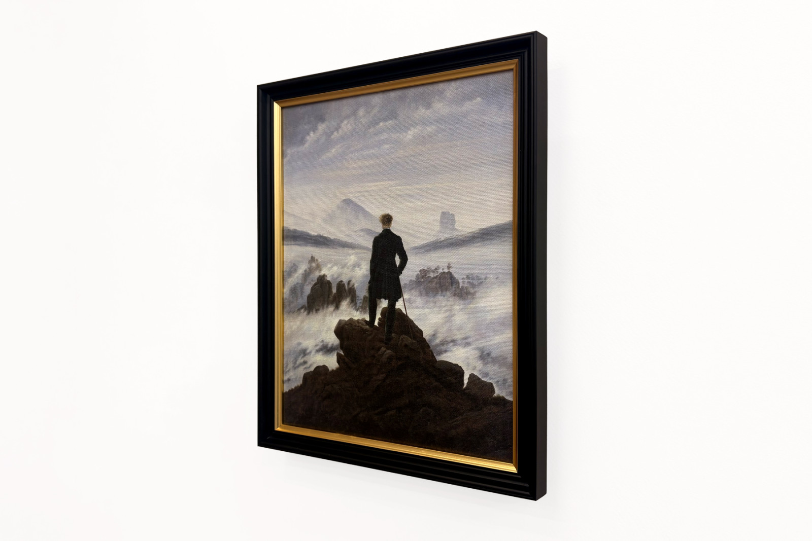 Vandreren over tåkehavet - Caspar David Friedrich
