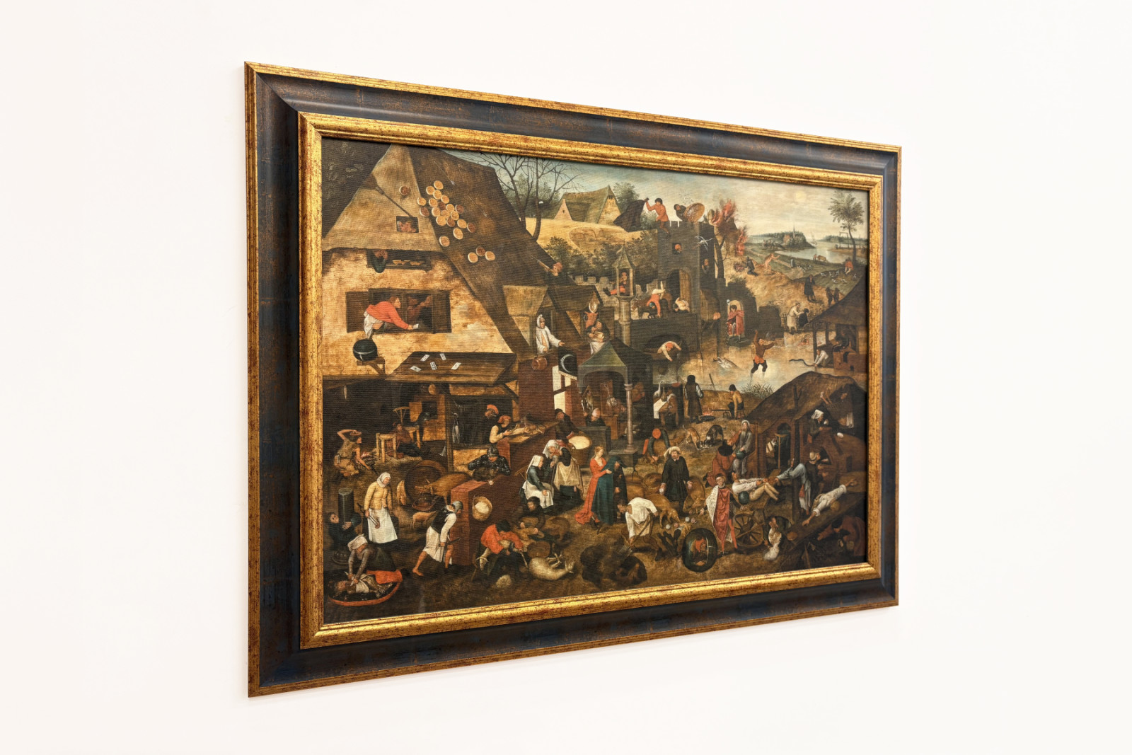 Ordspråk (olje) - Pieter the Younger Brueghel