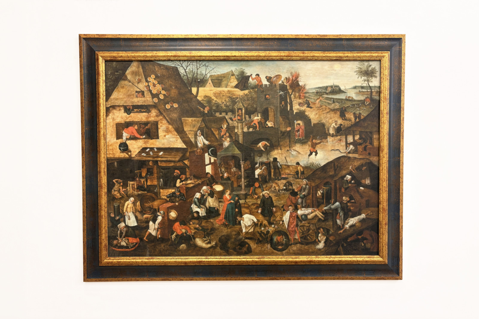 Ordspråk (olje) - Pieter the Younger Brueghel