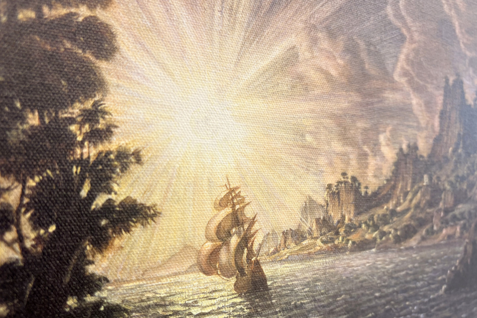 Skipene, kveldssolen - Konstantin Bogayevsky