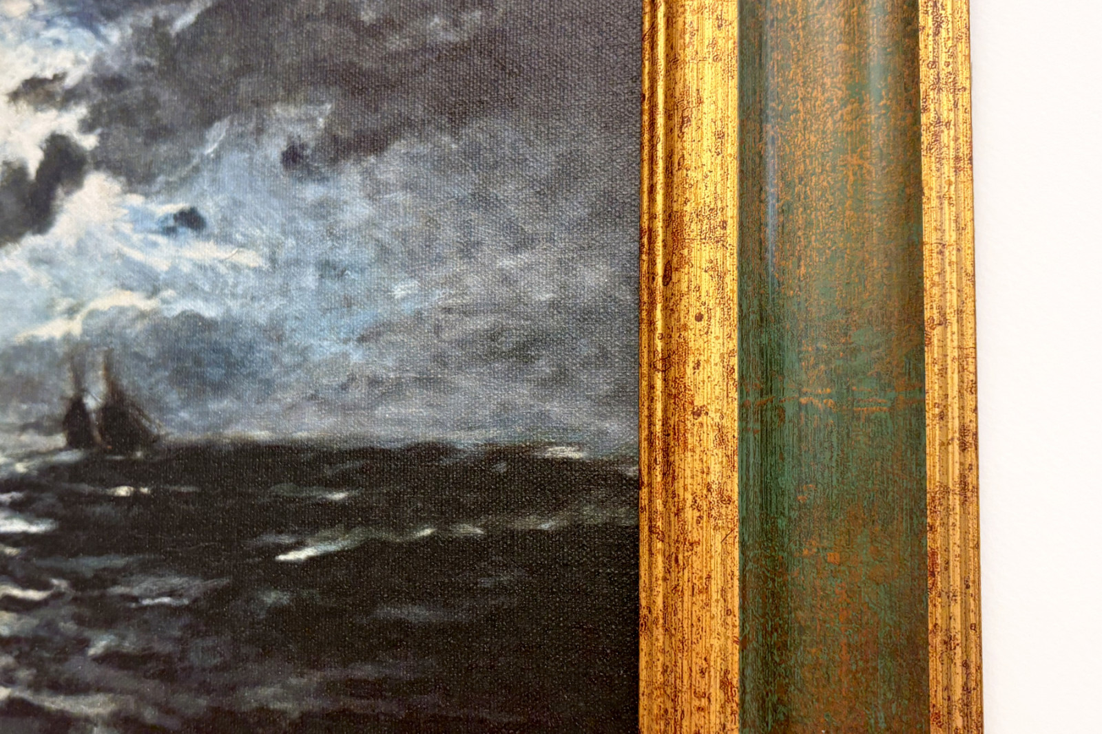 Seilskip i måneskinnet. - Paul Gauguin