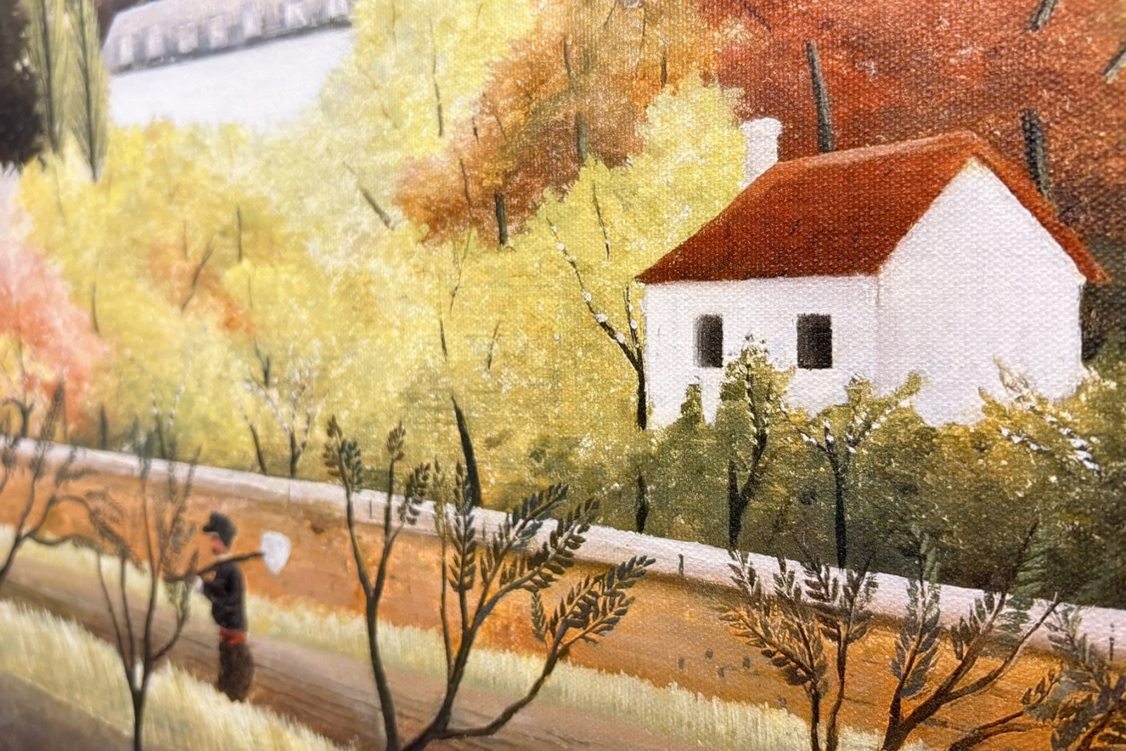 Landskap med bonde - Henri Rousseau