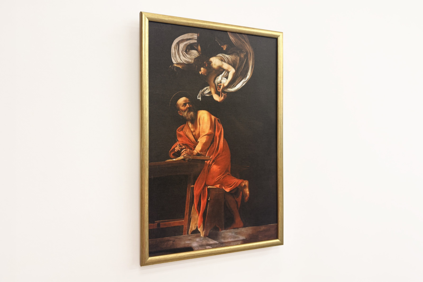Den hellige Matthews inspirasjon - Michelangelo Merisi Caravaggio