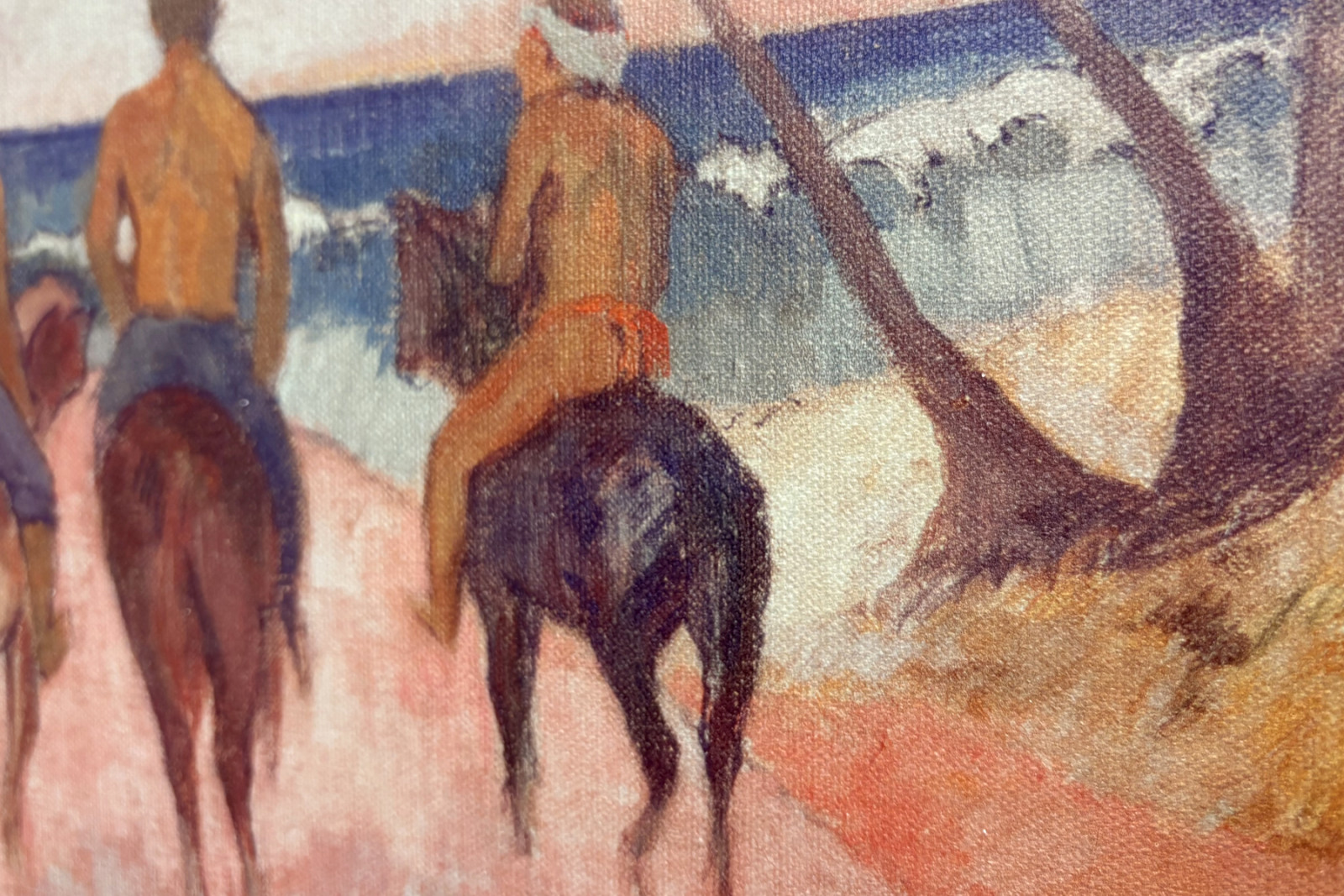 Rytter på stranden - Paul Gauguin