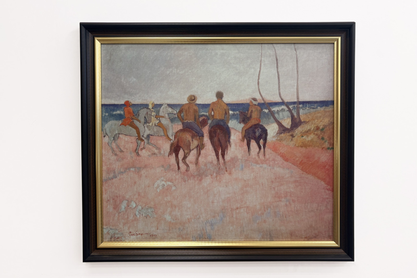 Rytter på stranden - Paul Gauguin