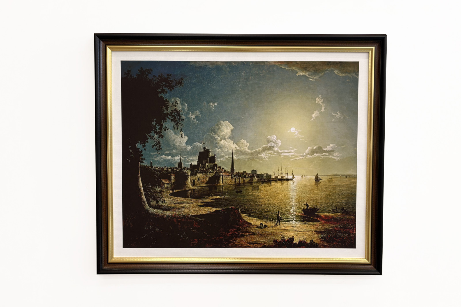 Moonlight Scene, Southampton, 1820 - Sebastian Pether