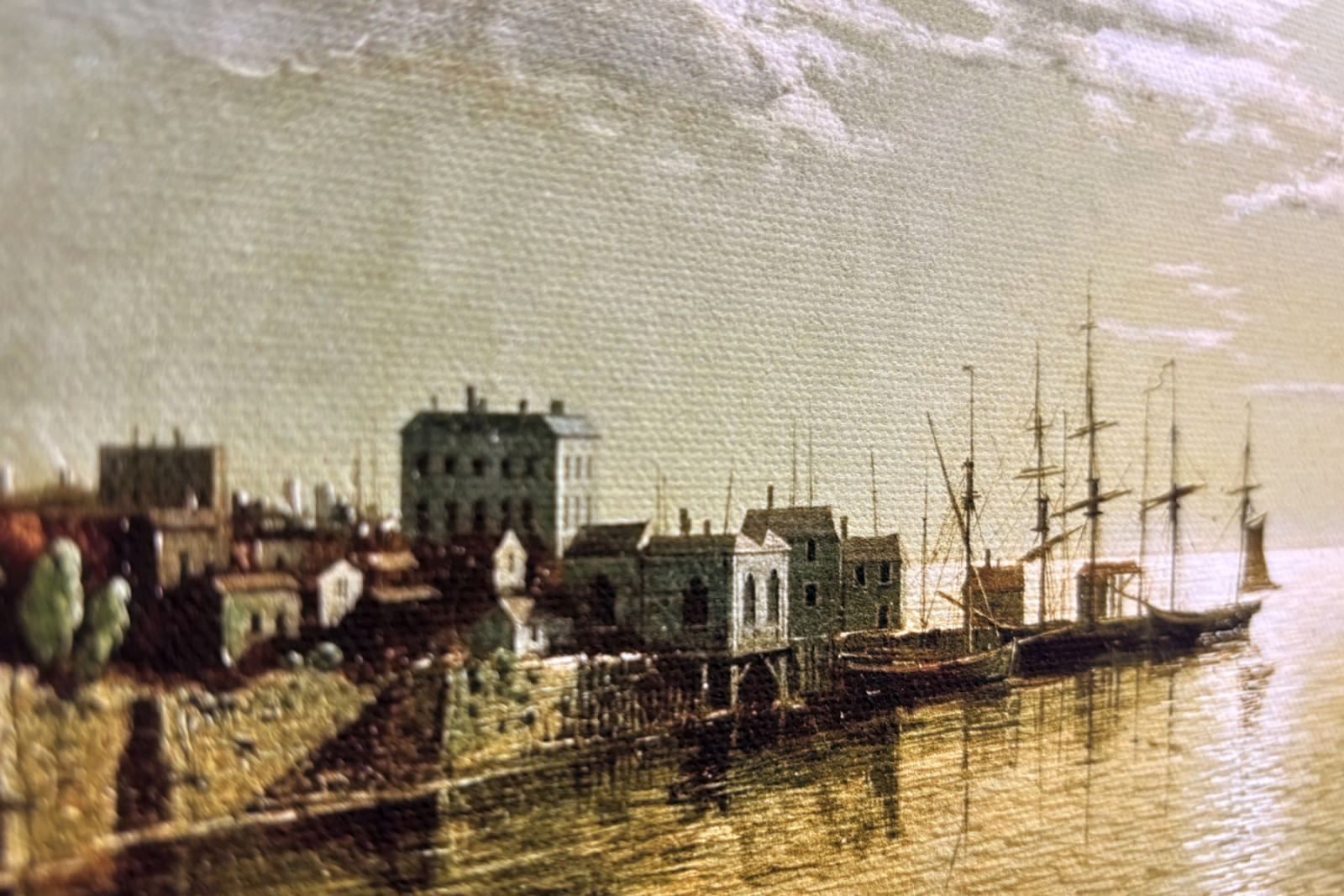 Moonlight Scene, Southampton, 1820 - Sebastian Pether