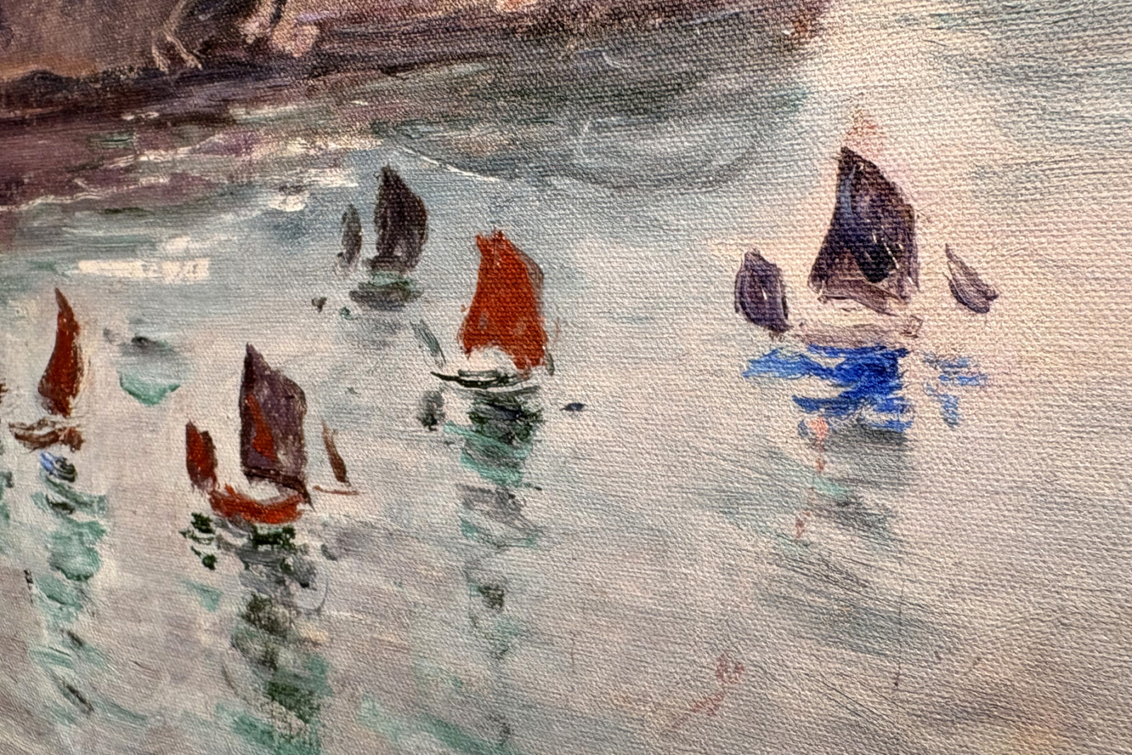 Etretat, Porte d’Aval: fiskebåter forlater havnen - Claude Monet