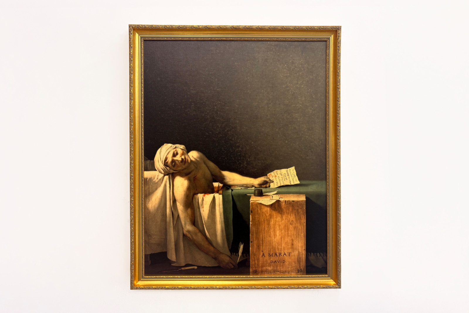 Marats død - Jacques Louis David