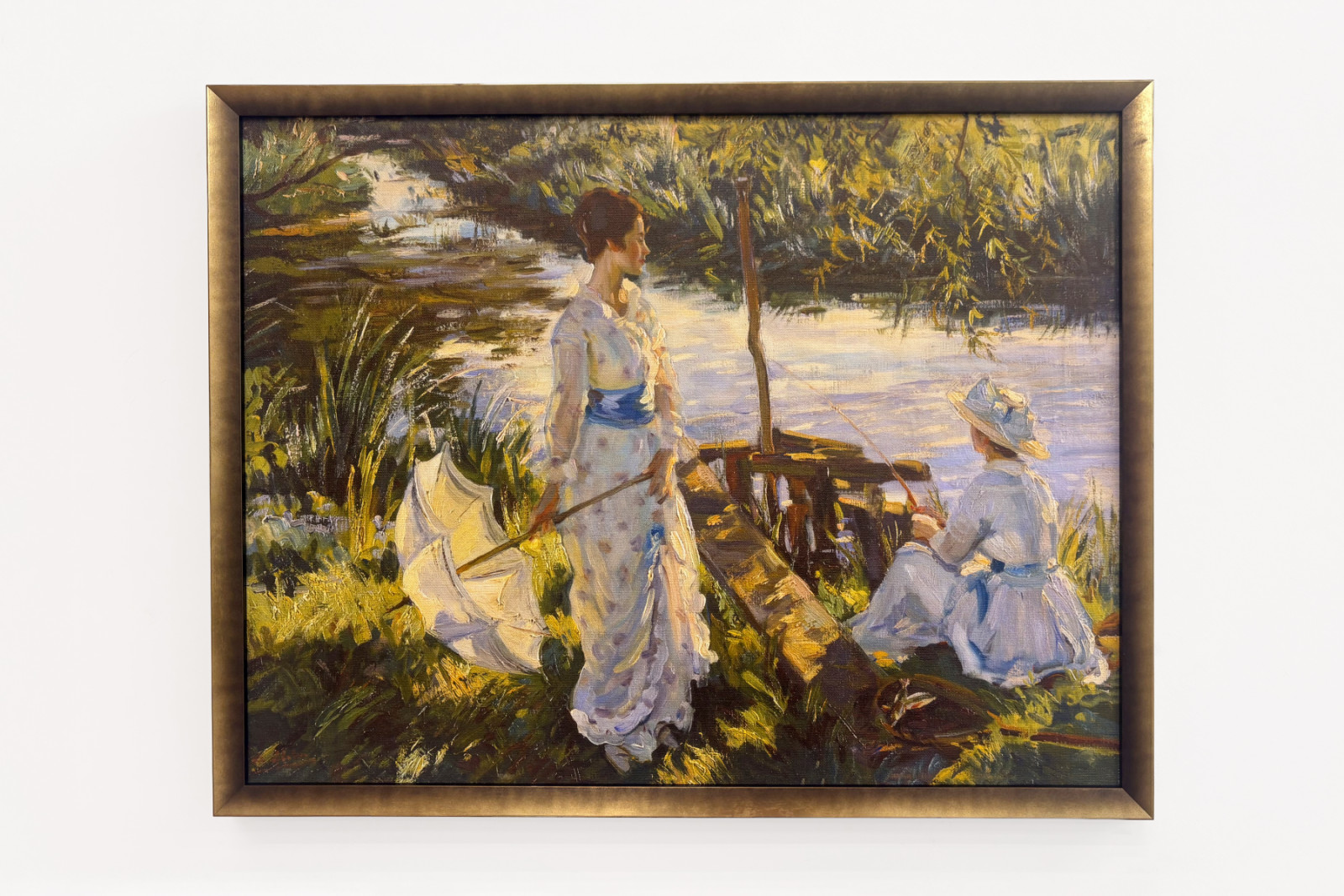 Fiske, Bokplate - Wilfred Gabriel de Glehn