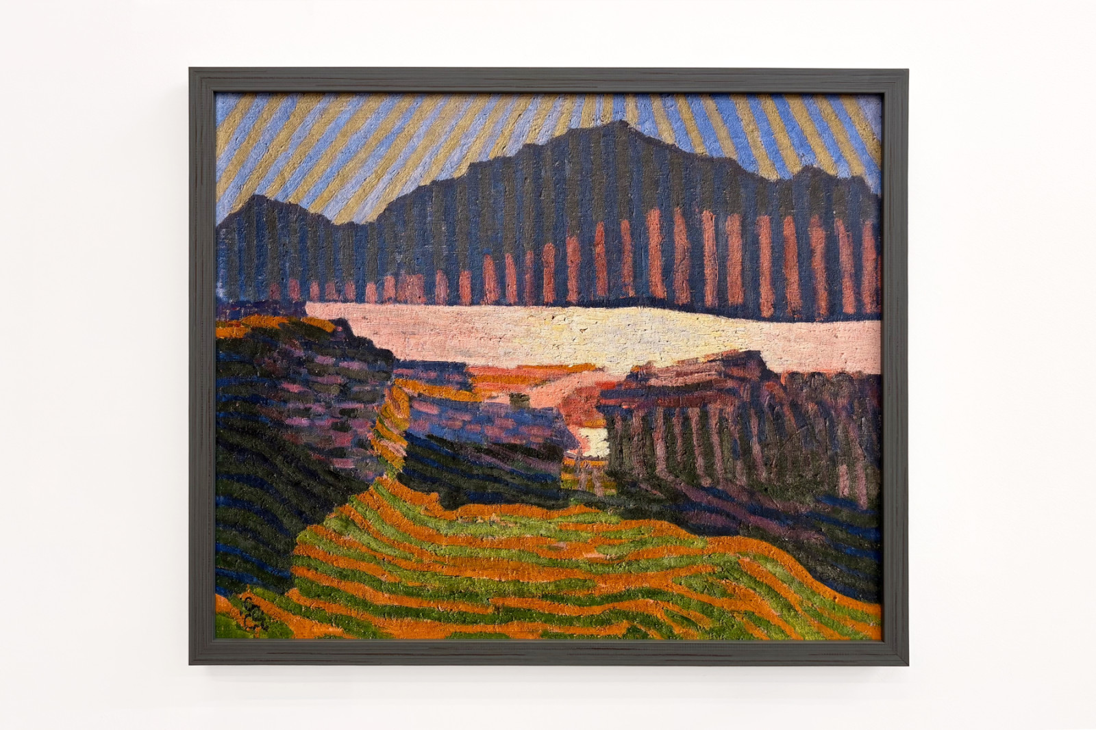 Utsikt over Capolago, ca. 1907. - Giovanni Giacometti