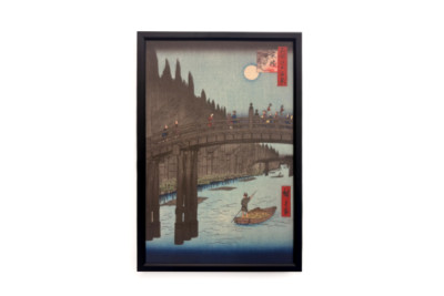 Bambusmarkedet ved Capital Bridge, 1857., 1857.
