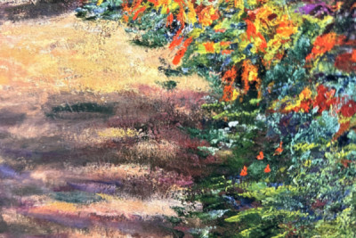 En sti i Monets hage, Giverny, 1902 - Claude Monet