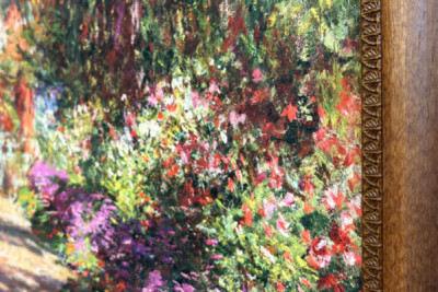 En sti i Monets hage, Giverny, 1902 - Claude Monet