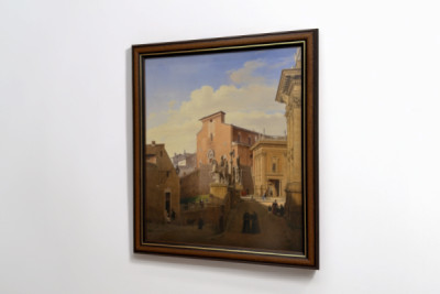 Santa Maria Maggiore Aracoeli i Rom. 1831 - Wilhelm Brücke