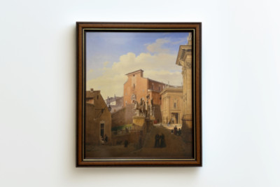 Santa Maria Maggiore Aracoeli i Rom. 1831 - Wilhelm Brücke