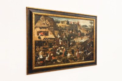 Ordspråk (olje) - Pieter the Younger Brueghel