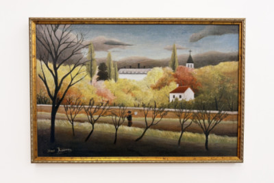 Landskap med bonde - Henri Rousseau