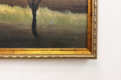 Landskap med bonde - Henri Rousseau