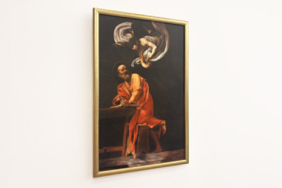 Den hellige Matthews inspirasjon - Michelangelo Merisi Caravaggio
