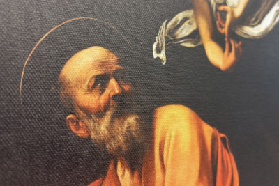 Den hellige Matthews inspirasjon - Michelangelo Merisi Caravaggio