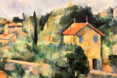 Bellevue-sletten / Den røde jorden - Paul Cézanne
