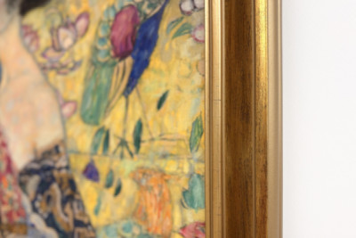 Dame med vifte - Gustav Klimt