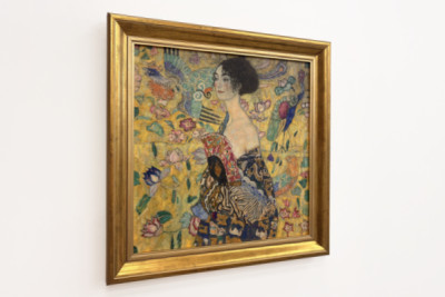 Dame med vifte - Gustav Klimt