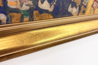 Dame med vifte - Gustav Klimt