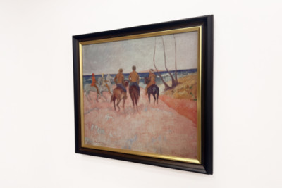 Rytter på stranden - Paul Gauguin