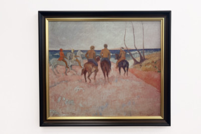 Rytter på stranden - Paul Gauguin