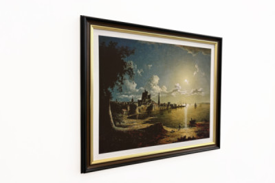 Moonlight Scene, Southampton, 1820 - Sebastian Pether