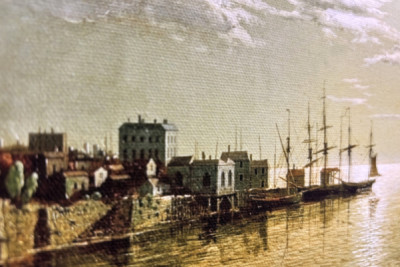 Moonlight Scene, Southampton, 1820 - Sebastian Pether