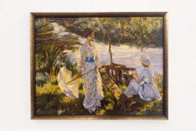 Fiske, Bokplate - Wilfred Gabriel de Glehn