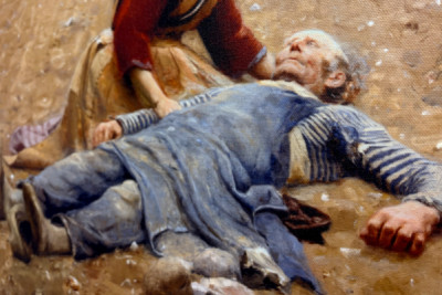 Utslitt eller Martyren, 1889 - Hans Andersen Brendekilde