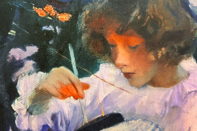 Nellik, lilje, lilje, rose - John Singer Sargent