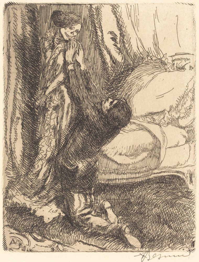 flørtende av Albert Besnard