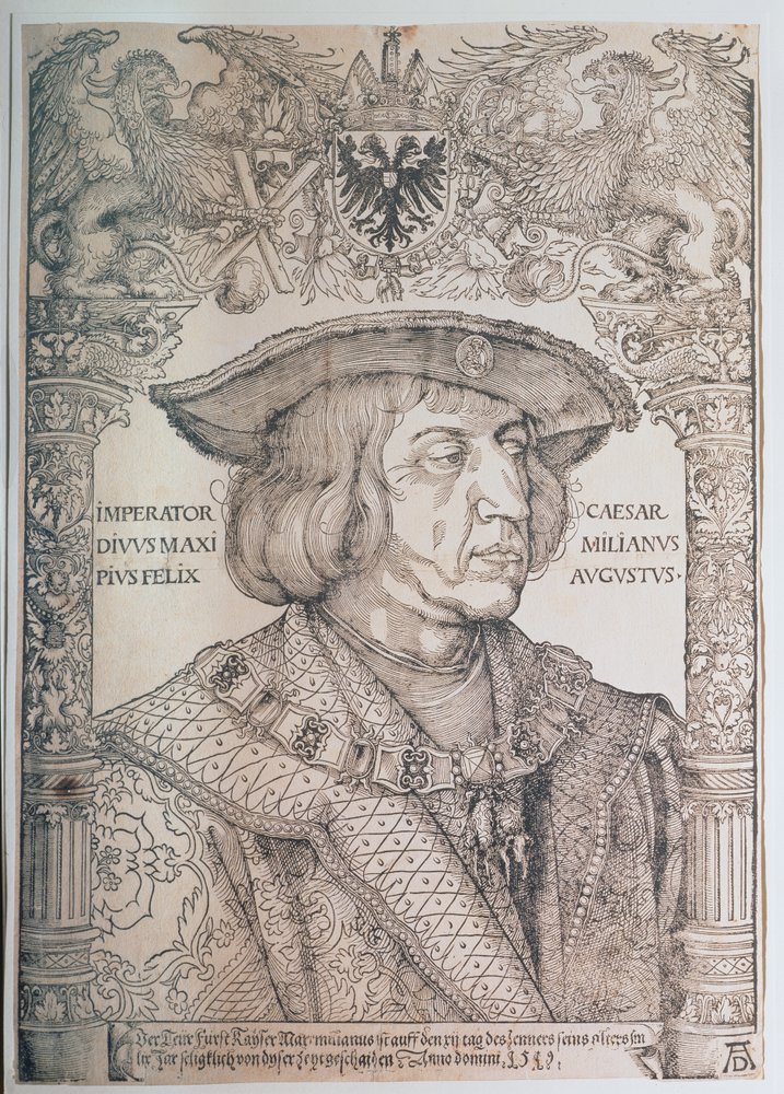 Maximilian I, keiser av Tyskland (1459–1519), 1518 av Albrecht Dürer