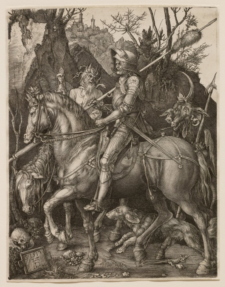 Ridder, døden og djevelen av Albrecht Dürer