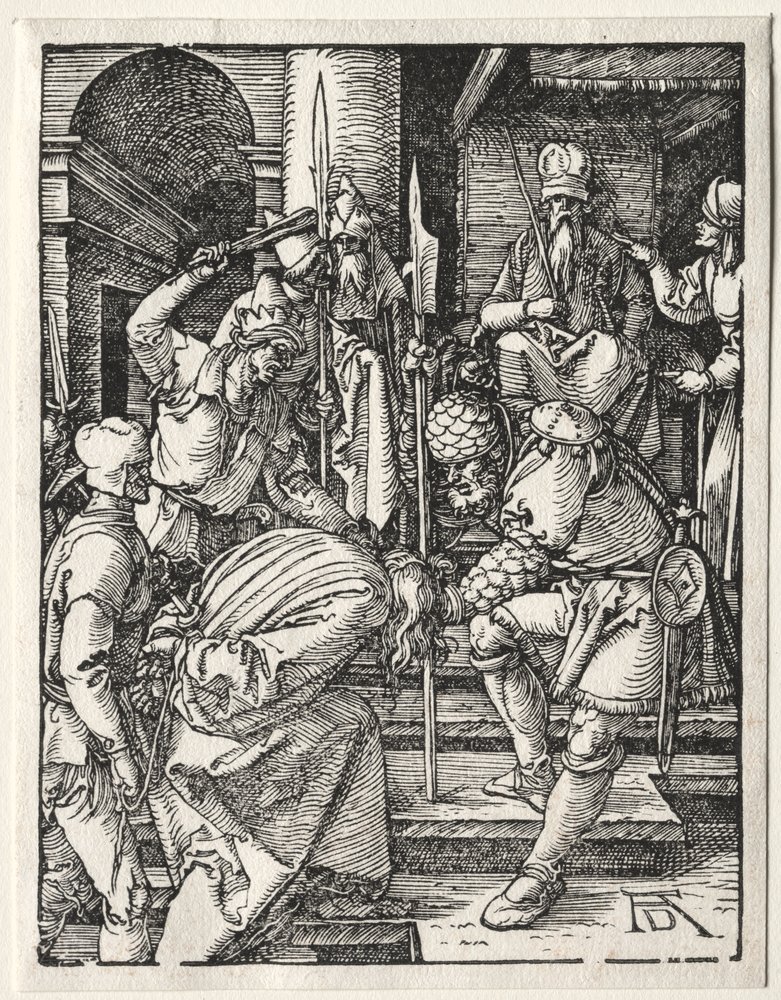Den lille lidenskapen: Kristus før Annas av Albrecht Dürer