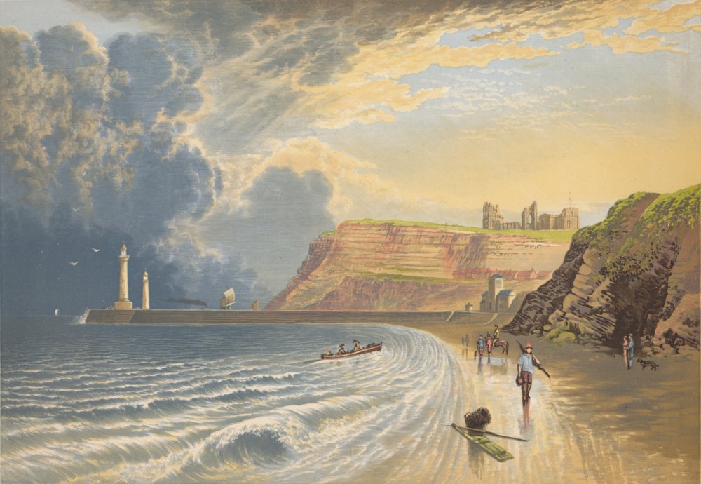 Whitby Abbey, c1880, 1897 av Alexander Francis Lydon