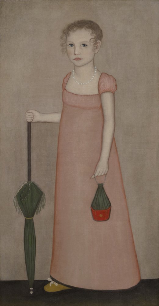 Portrett av Harriet Campbell, ca. 1815 av Ammi Phillips