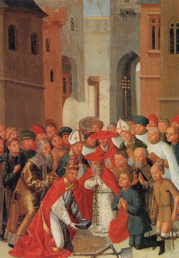 Weingartener Heilig-Blut-Tafel fra 1489. av Anonymous