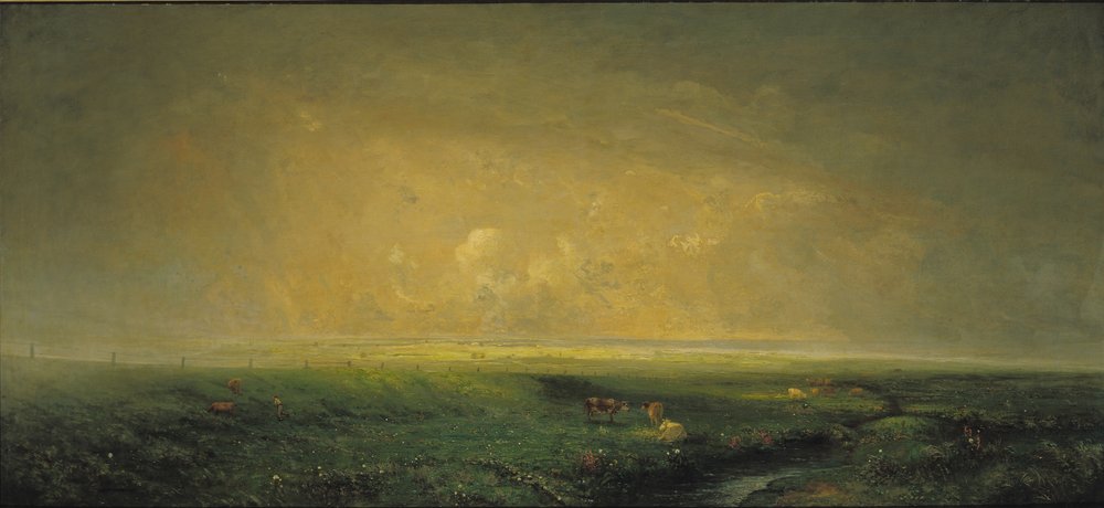 Regn og sol, ca. 1873 av Antoine Chintreuil