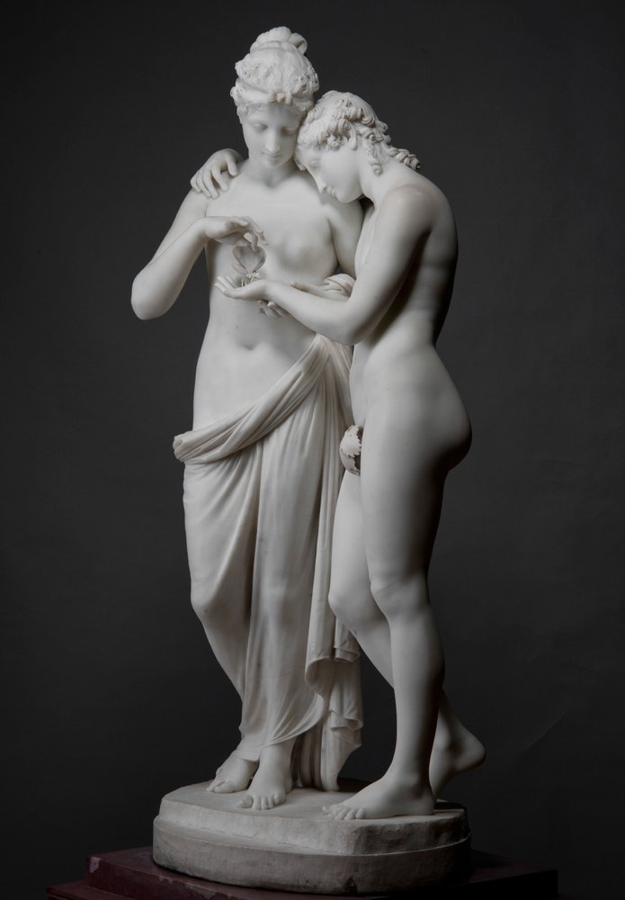 Amor og Psyke, 1808. av Antonio Canova